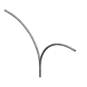 Gancho curvo doble R2500