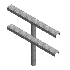 Cruceta doble paralelas 1,5 metros