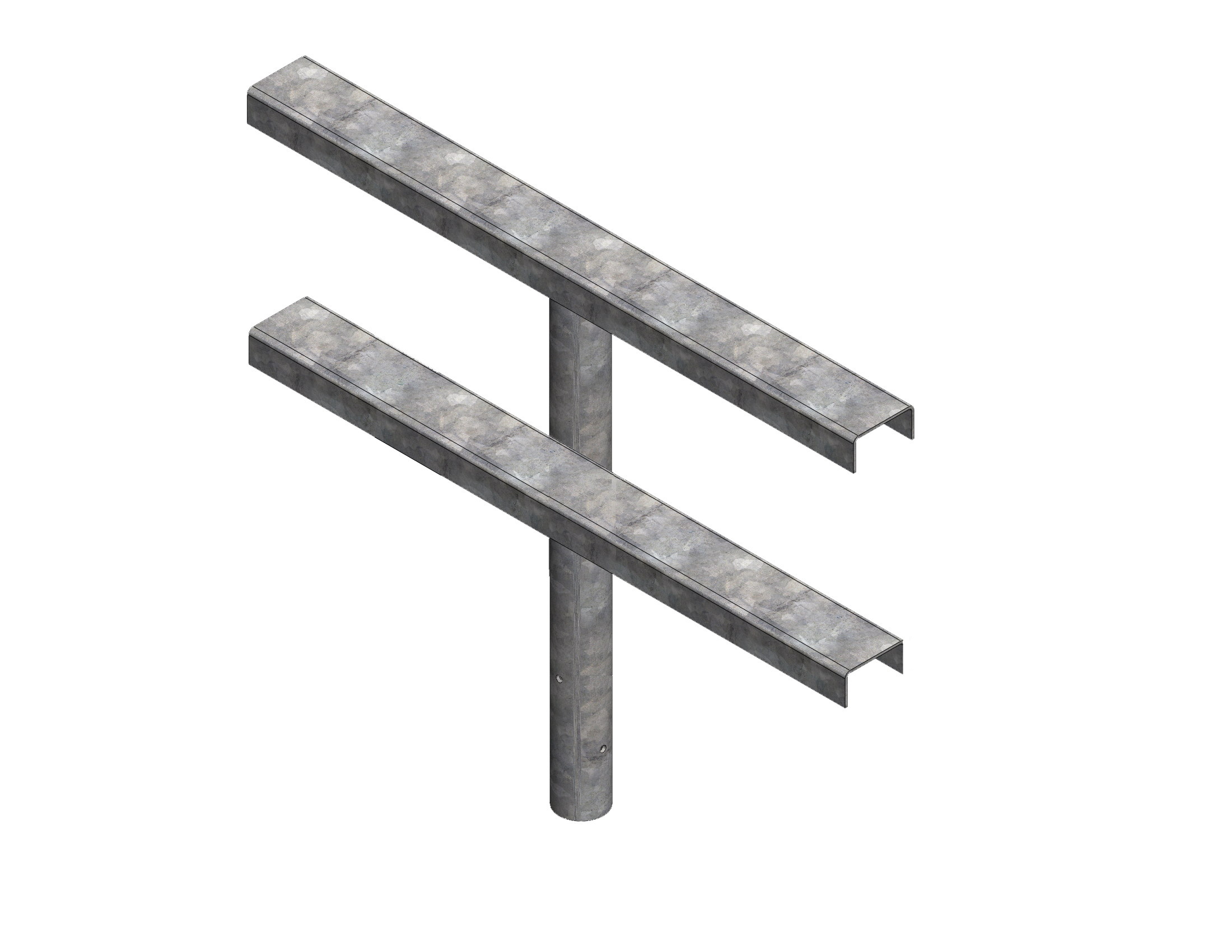 Cruceta doble paralelas 1 metro