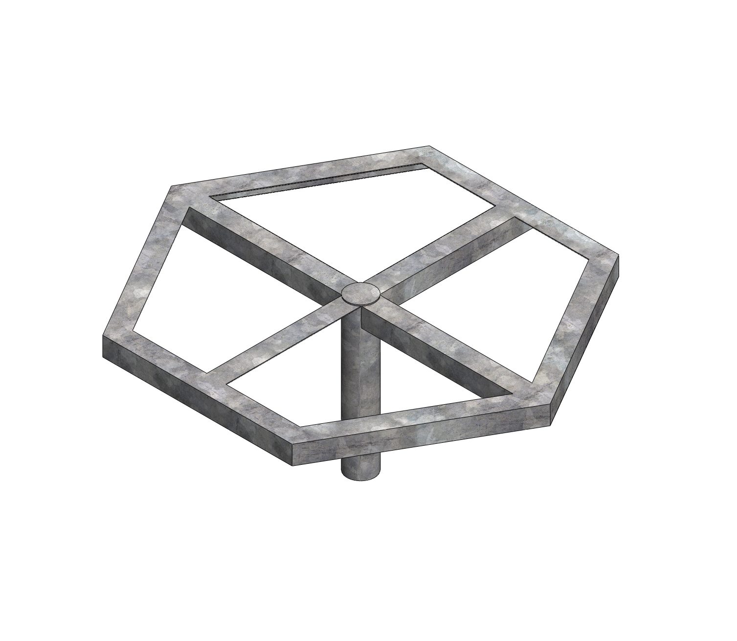 Corona 6 lados 50 cm